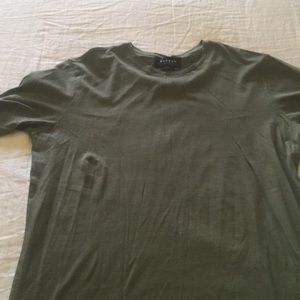 Pacsun scallop fit shirt